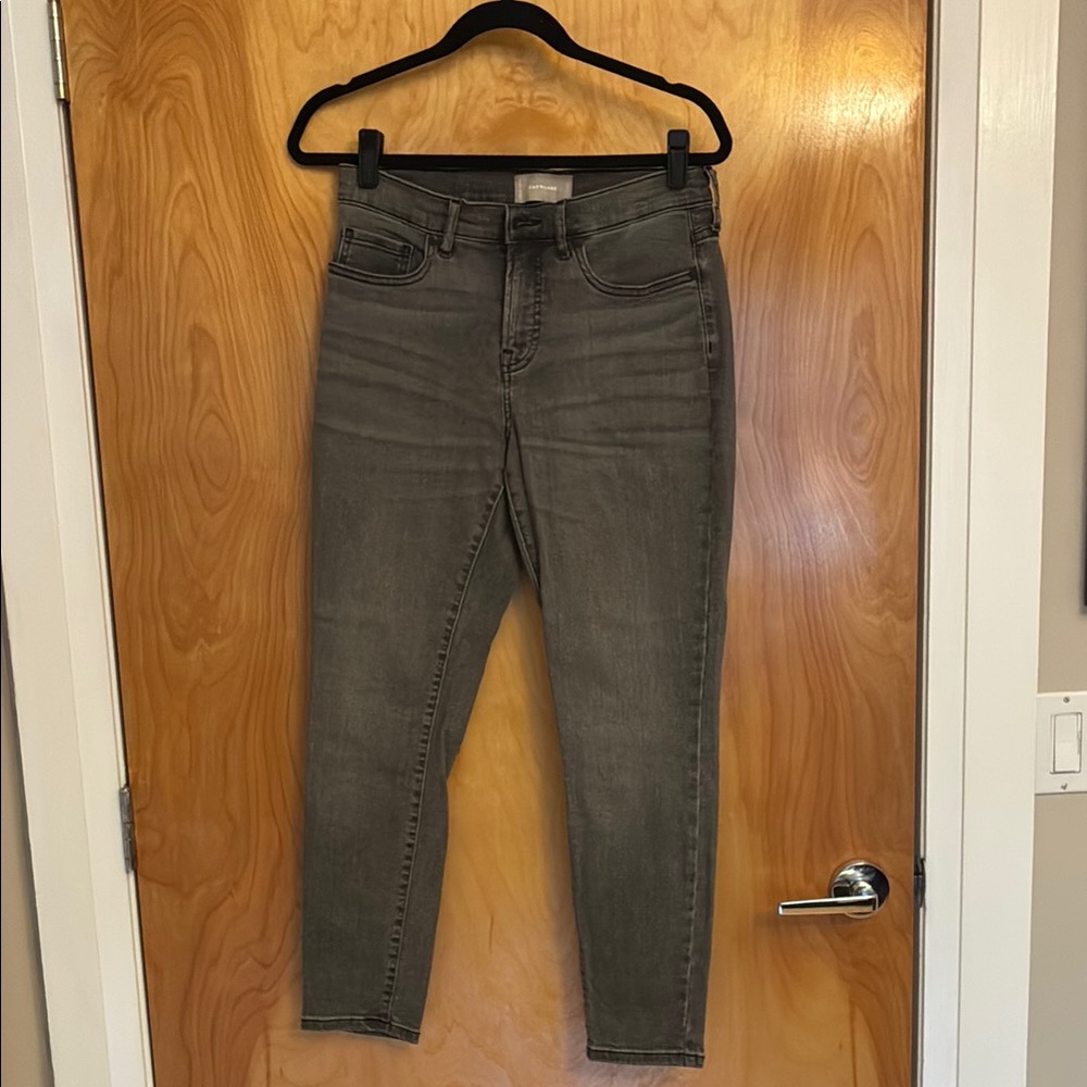Everlane Women’s High-Rise Authentic Stretch Skinny Jeans in Washed Gray